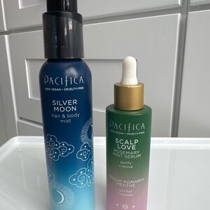 Pacifica Hair Bundle Silver Moon Mist + Rosemary Mint Scalp Serum NEW